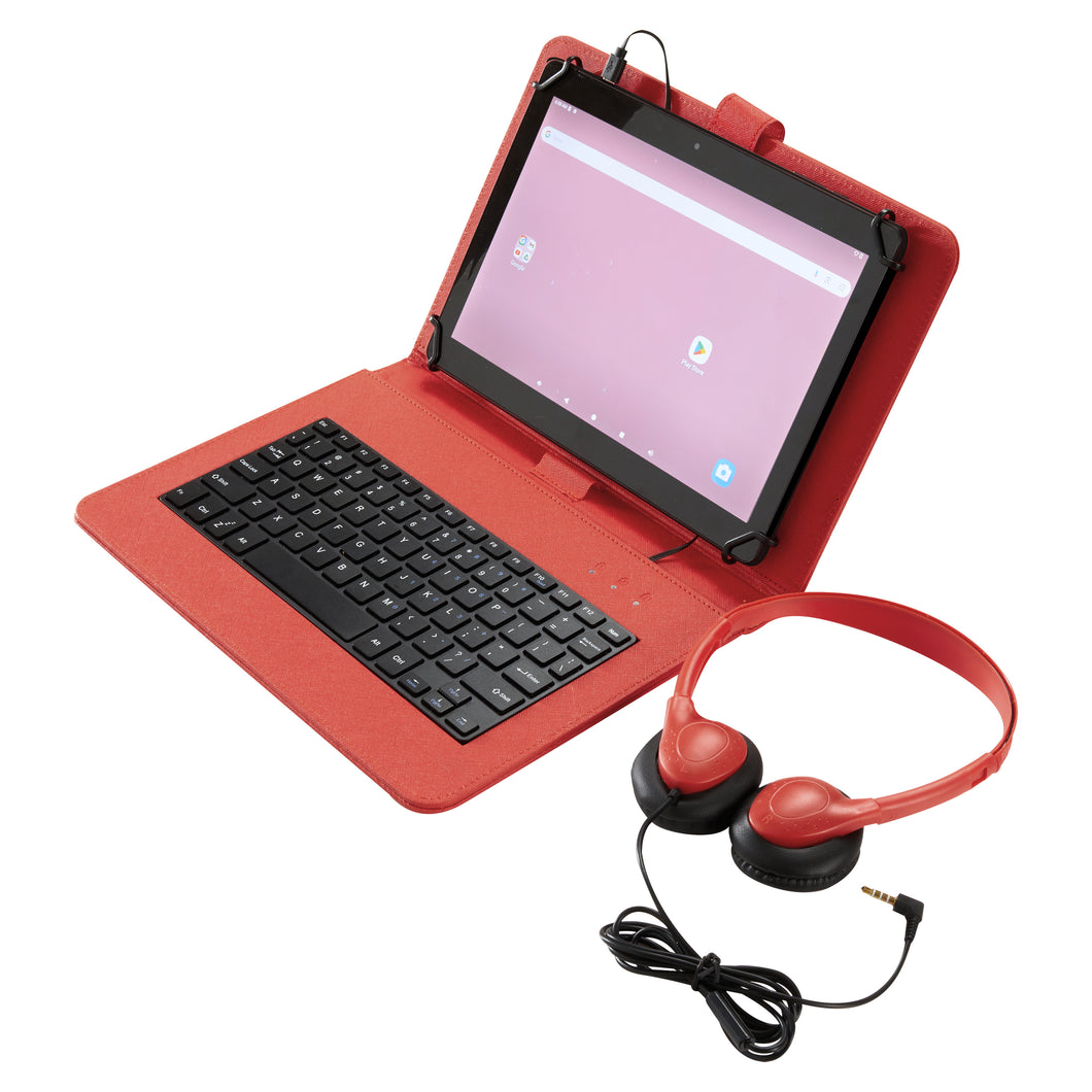 Craig CMP846BUN-RD 10.1 INCH TOUCH SCREEN TABLET with Keyboard , Case and Headphone