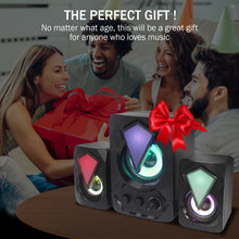 Load image into Gallery viewer, Magnavox MHT773 2.1 Speaker System with Color Light and Bluetooth Wireless Technology
