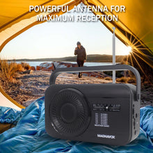Load image into Gallery viewer, Magnavox MR4181W Portable Weather Band and AM/FM Radio
