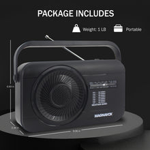 Load image into Gallery viewer, Magnavox MR4181W Portable Weather Band and AM/FM Radio
