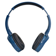 Load image into Gallery viewer, Magnavox MBH542-BL Bluetooth Wireless Foldable Stereo Headphones in Blue
