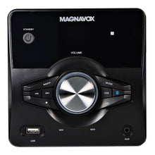 Load image into Gallery viewer, Magnavox MM442 Top Loading CD Shelf System with FM Radio, Bluetooth and Remote in Black
