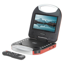 Load image into Gallery viewer, Magnavox MTFT750-RD Portable 7 inch DVD/CD Player with Remote in Red
